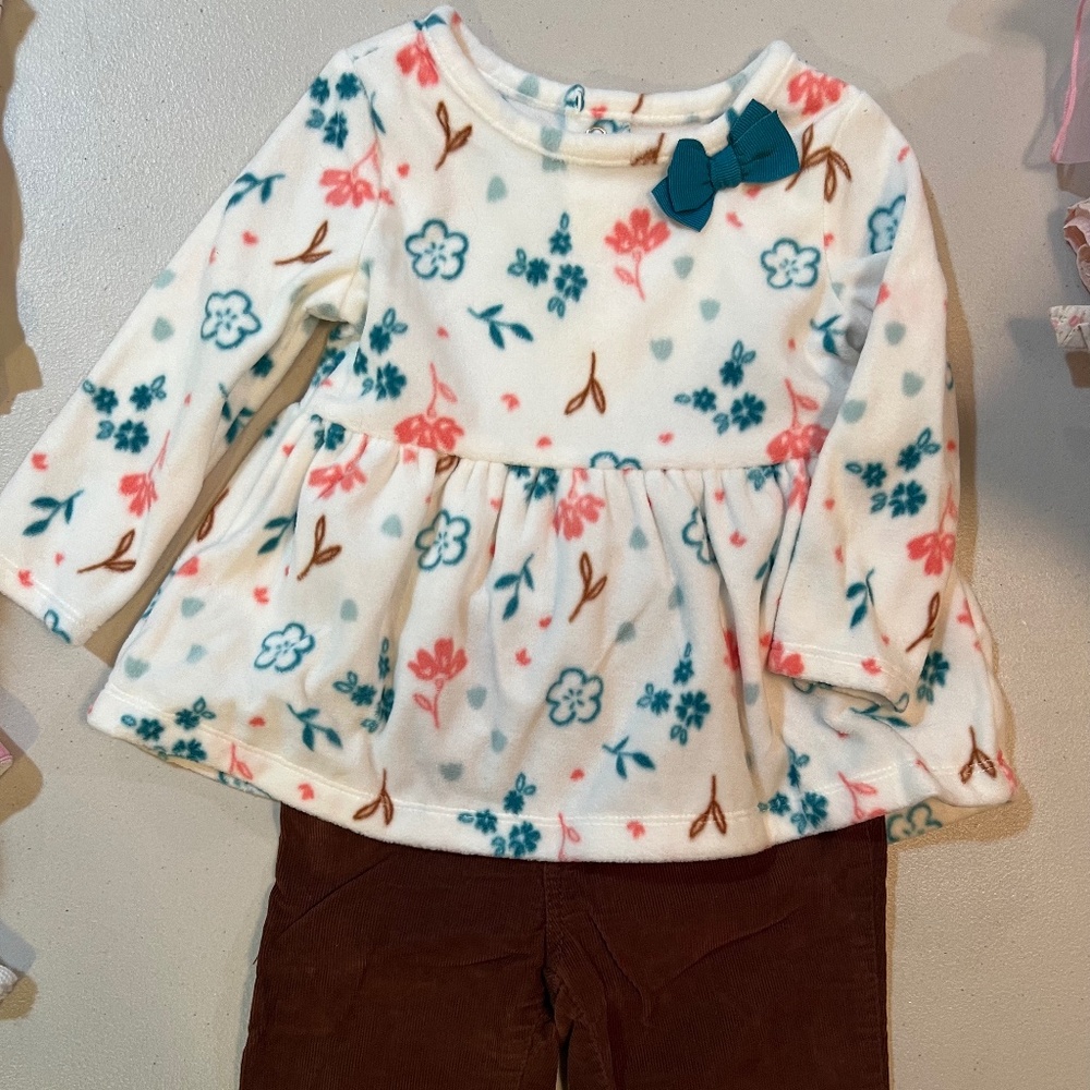 Just One You and Child of Mine 6-9 months and 12 months Top and Bottom set